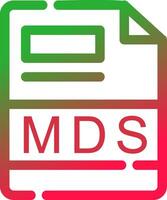 Line Red and Green Gradient vector