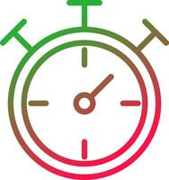 Line Red and Green Gradient vector