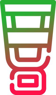 Line Red and Green Gradient