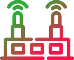 Wifi Router Creative Icon Design vector