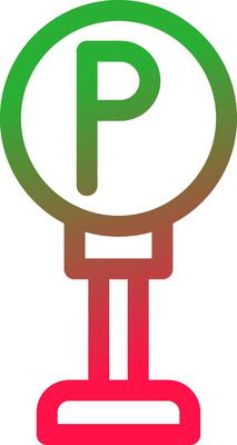 Parking Sign Creative Icon Design