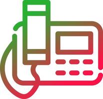 Telephone Creative Icon Design vector