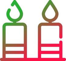 Candle Creative Icon Design vector