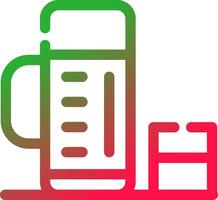 Thermos Creative Icon Design vector