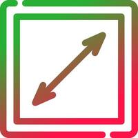 Line Red and Green Gradient vector