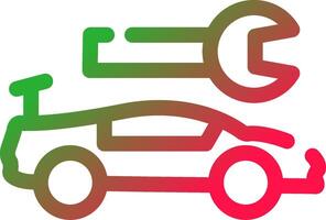 diseño de icono creativo de servicio de coche vector