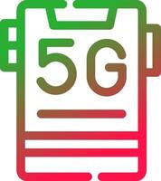 5G Creative Icon Design vector