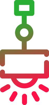 Hanging Lamp Creative Icon Design