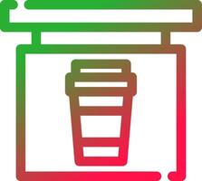 Coffee Shop Creative Icon Design vector