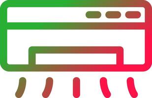 Line Red and Green Gradient vector