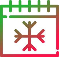 Winter Creative Icon Design vector