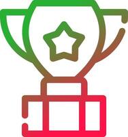 Trophy Creative Icon Design vector