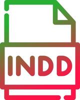 Indd File Creative Icon Design vector