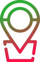 Location Creative Icon Design vector
