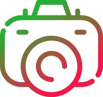 Line Red and Green Gradient vector