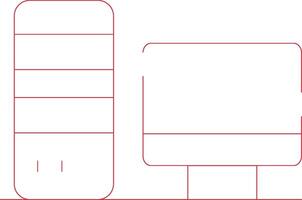 Line Red and Green Gradient vector
