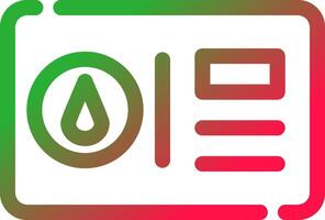 Line Red and Green Gradient vector