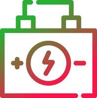Line Red and Green Gradient vector