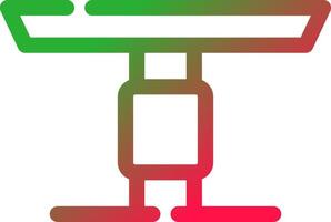 Line Red and Green Gradient vector