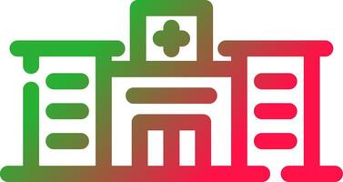 Line Red and Green Gradient vector