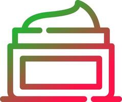 Line Red and Green Gradient vector