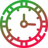 Line Red and Green Gradient vector