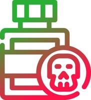 Poison Creative Icon Design vector