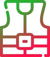 Line Red and Green Gradient vector