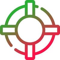 Line Red and Green Gradient vector
