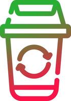 Trash Recycle Creative Icon Design vector