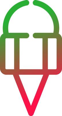 Line Red and Green Gradient
