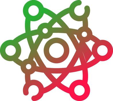 física creativo icono diseño vector