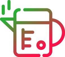 Line Red and Green Gradient vector