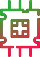 Processor Creative Icon Design vector