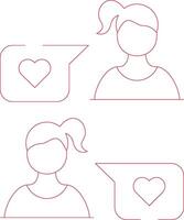 Friendship Creative Icon Design vector