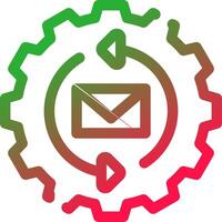 Marketing Automation Creative Icon Design vector