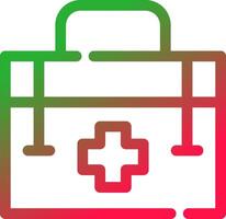 First Aid Kit Creative Icon Design vector