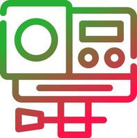 Action Camera Creative Icon Design vector