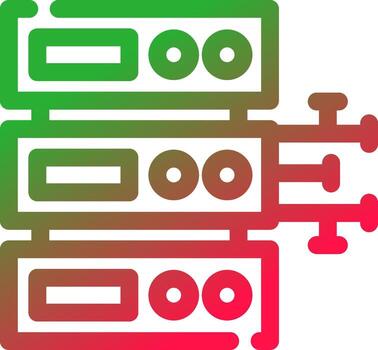 diseño de icono creativo de base de datos vector