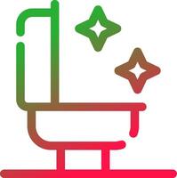 Line Red and Green Gradient vector