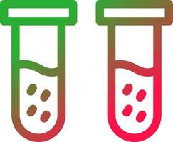Line Red and Green Gradient vector