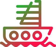 Line Red and Green Gradient vector