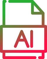 Ai File Creative Icon Design vector