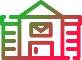 Post Office Creative Icon Design vector