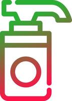 Liquid Soap Creative Icon Design vector