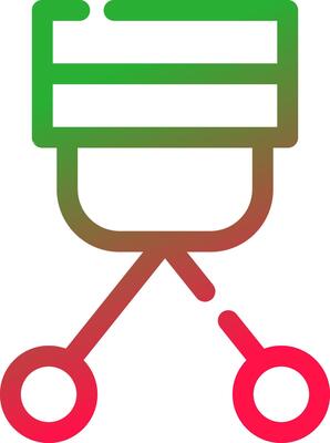 Eyelash Curler Creative Icon Design