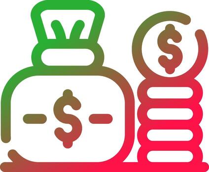 Fixed Deposit Creative Icon Design vector