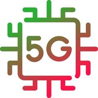 5G Creative Icon Design vector