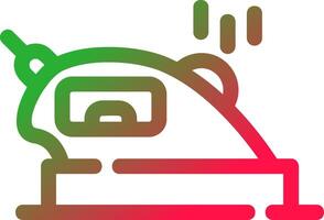 Line Red and Green Gradient vector