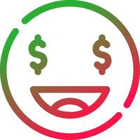 Greedy Creative Icon Design vector